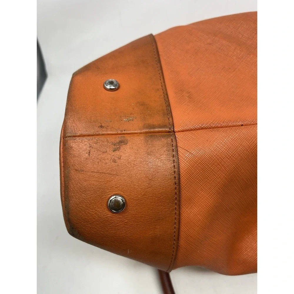 🧡Tumi Villa‎ Turin Lockable Shopper Tote Bag- Orange🧡 No Key